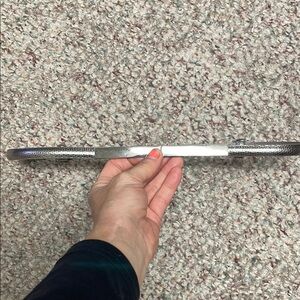 Jacob Silver leather Metal fasten Belt